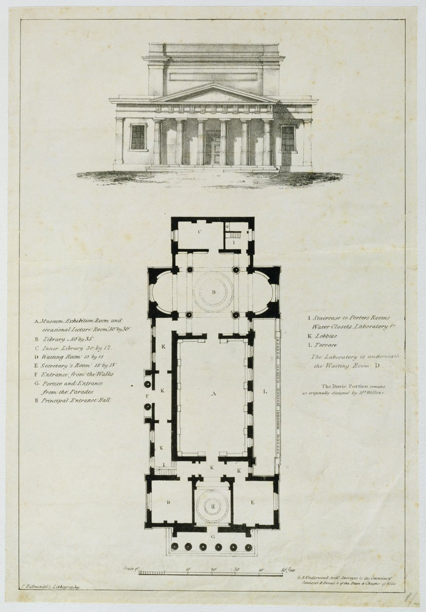 Plan du Rez-de-Chaussée des Salles d