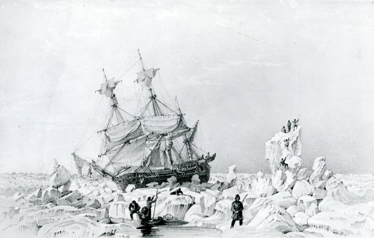 HMS Terror retenu sur la glace - English School