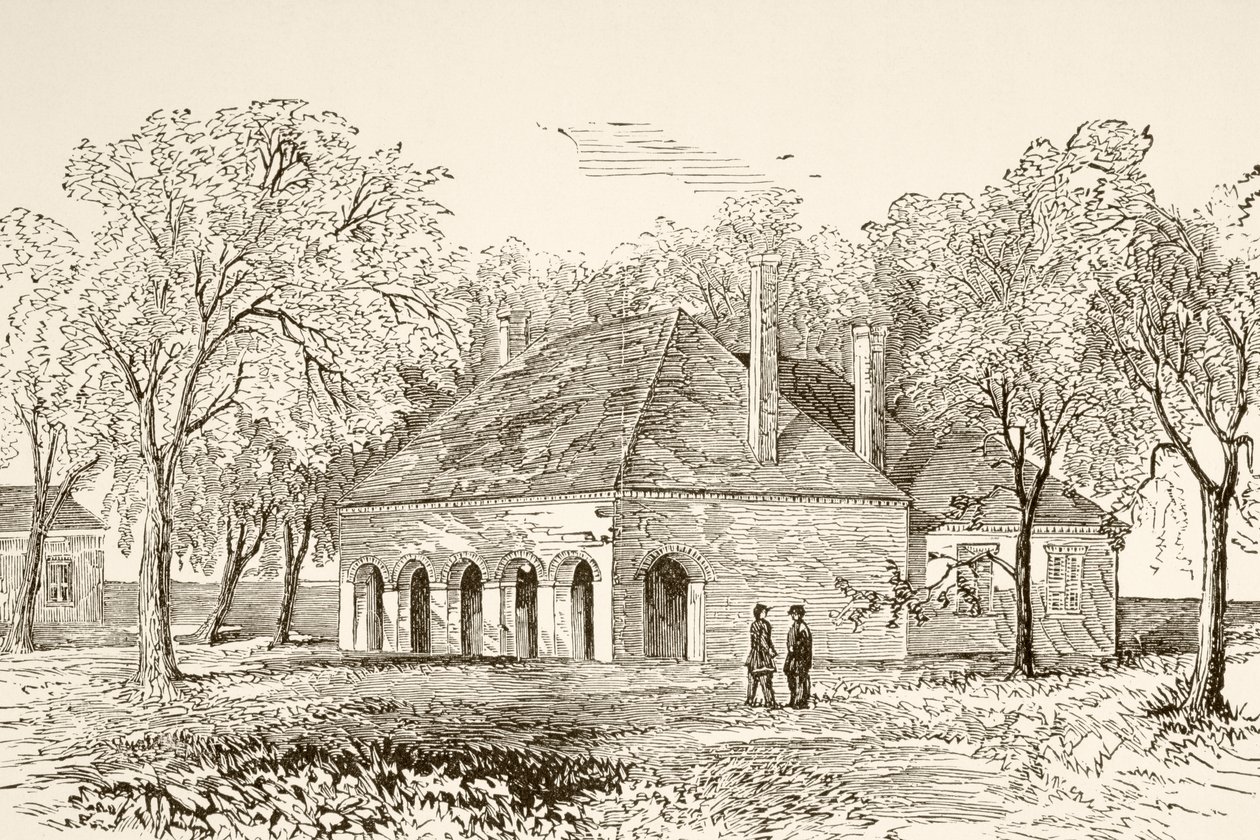 Hanover Court House, Virginie - English School