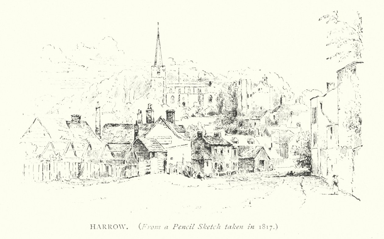 Harrow (gravure) - English School