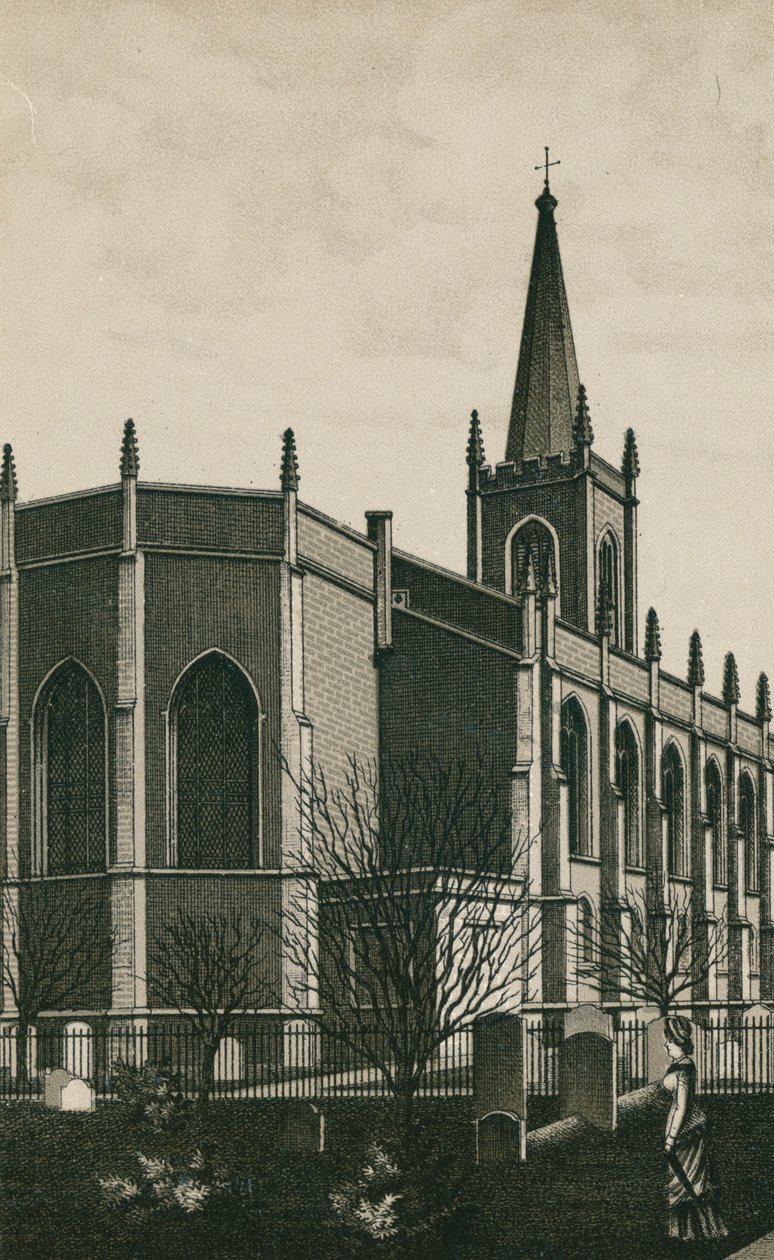Église de Harwich (lithographie) - English School