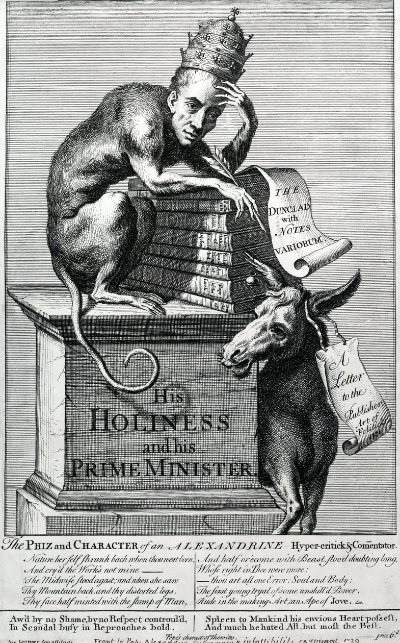Sa Sainteté et son Premier Ministre, 1729 - English School