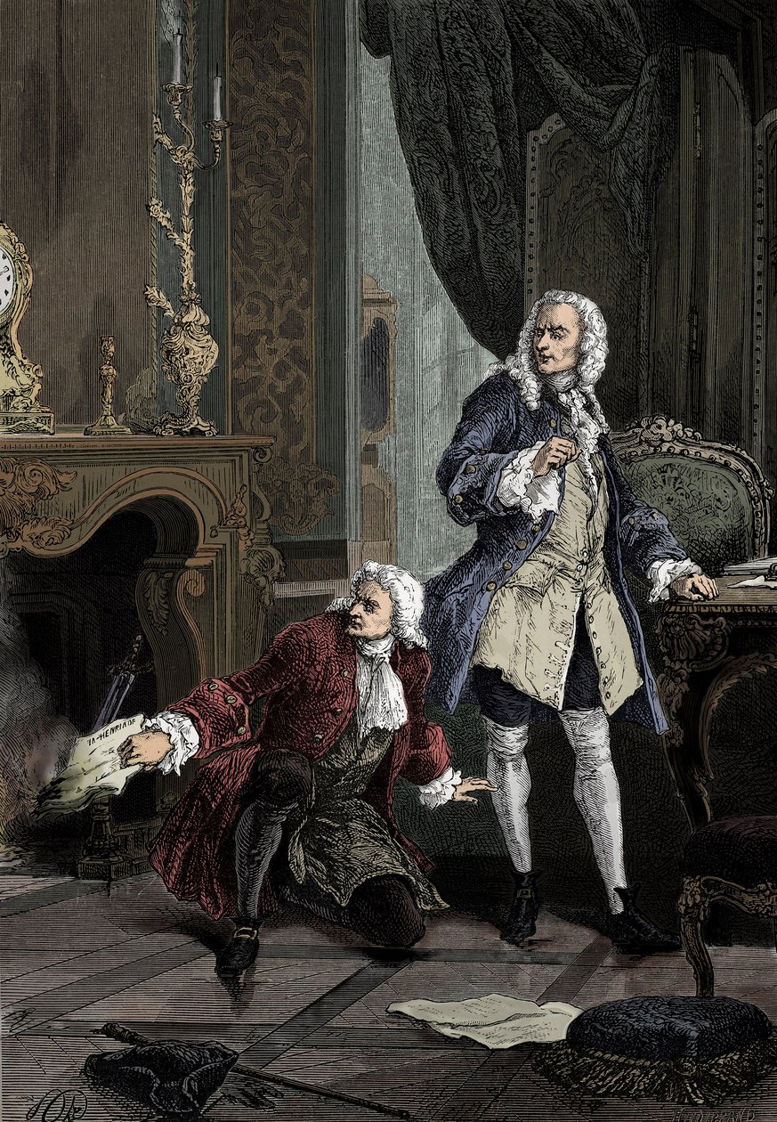 Hénault et Voltaire - English School