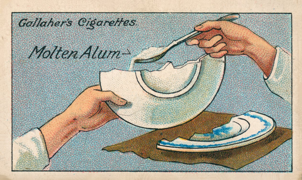 Comment réparer la porcelaine cassée (chromolitho) - English School