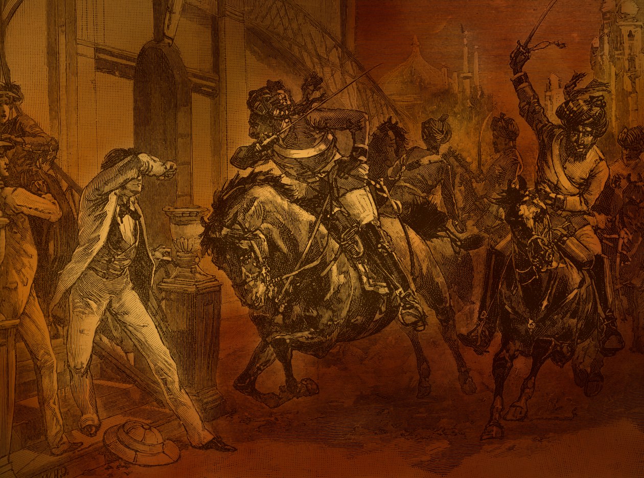 Rébellion indienne de 1857, illustration de 