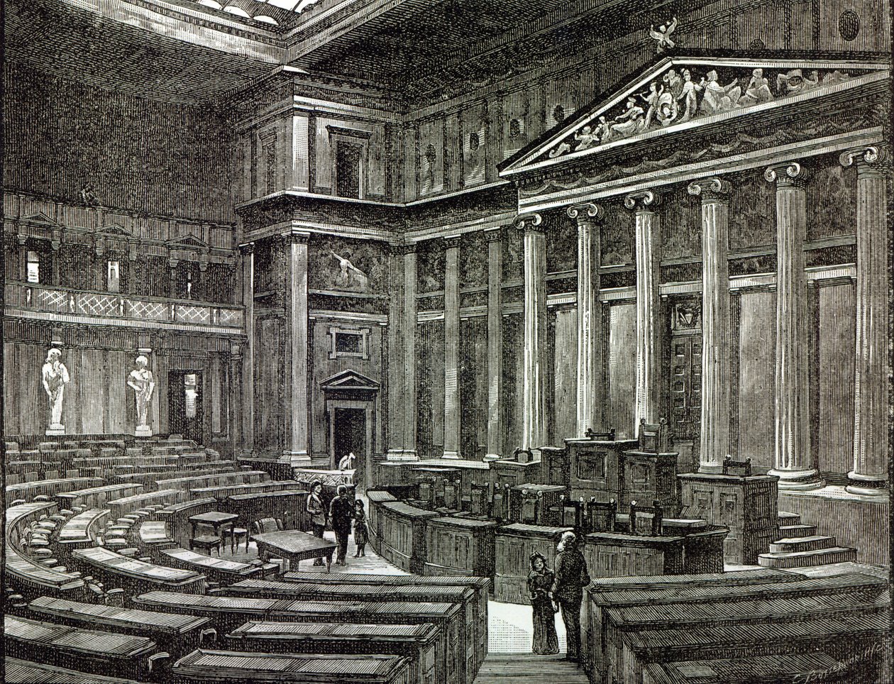 Intérieur du Parlement, Vienne, de 
