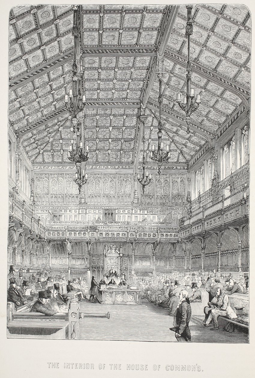 Intérieur de la Chambre des communes - English School