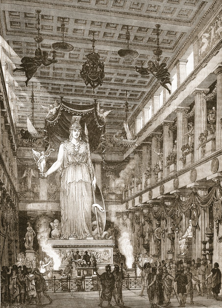 Intérieur du Parthénon, restauré - English School