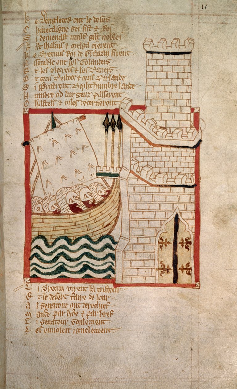 Invasion des Écossais et des Danois, de la Chronique en vers de 