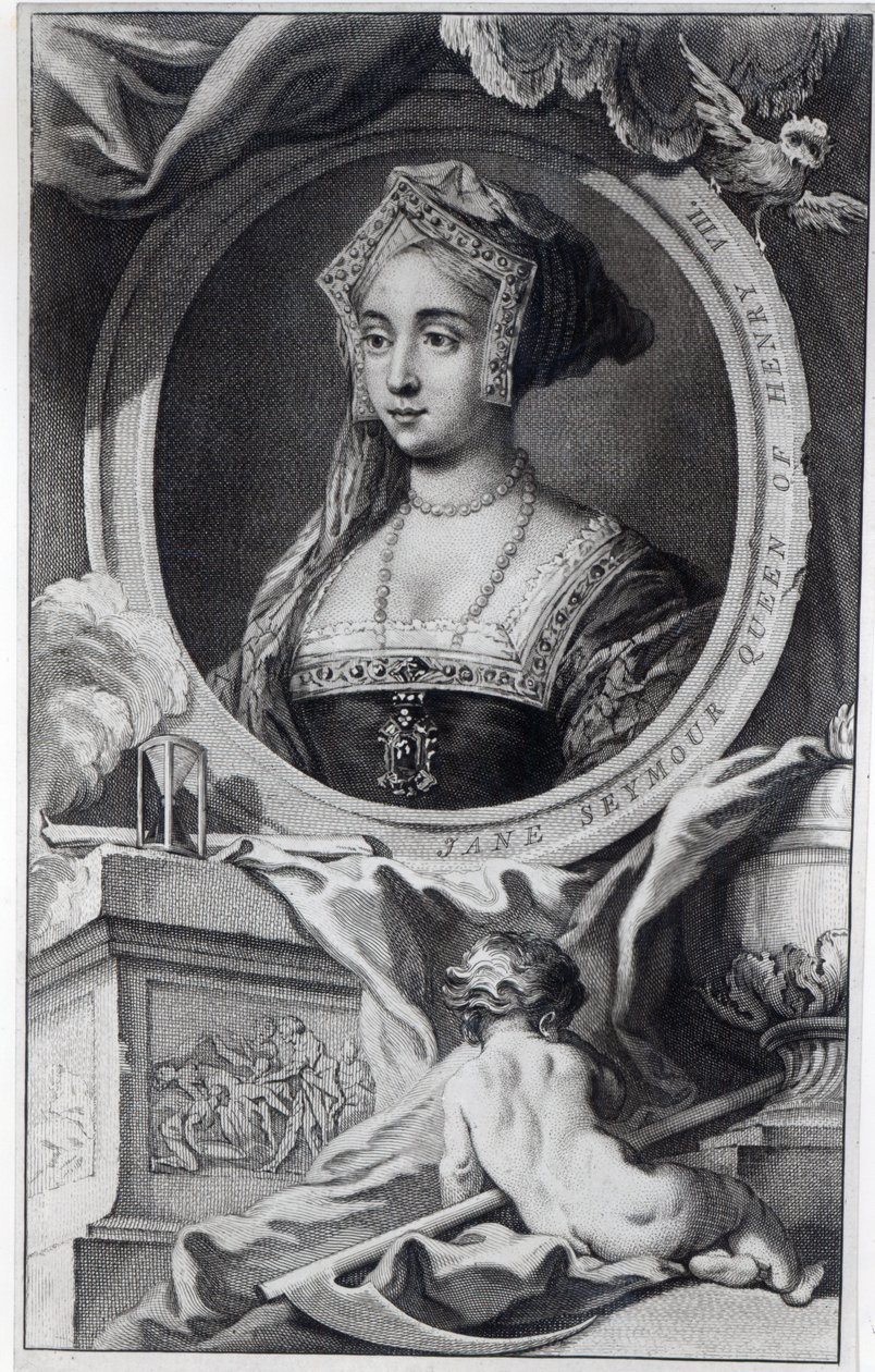 Jane Seymour, gravée par Jacobus Houbraken, 1746 - English School