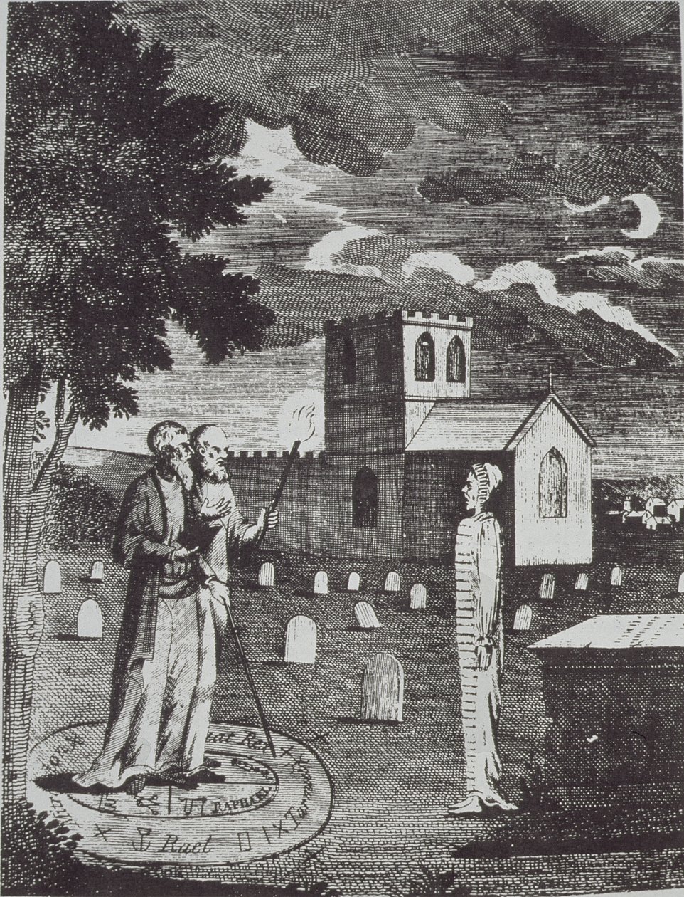 John Dee et Edward Kelly invoquant les morts, d