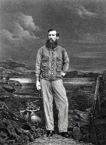John Hanning Speke, frontispice de son livre 