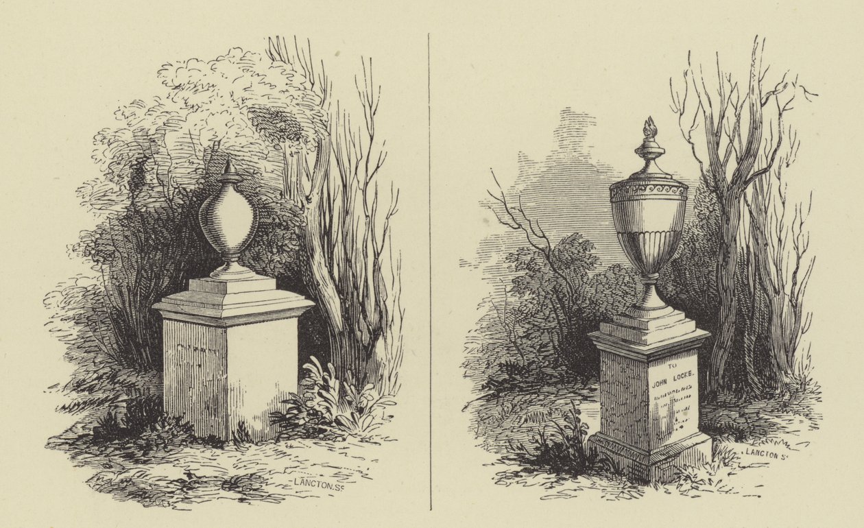 John Locke (gravure) - English School