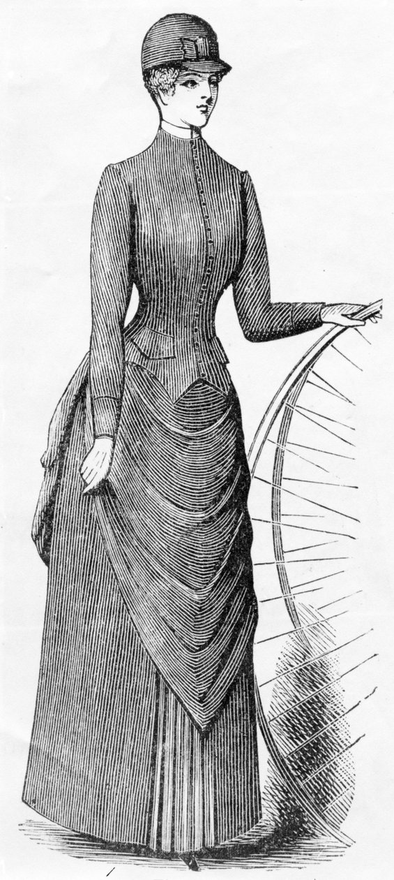 Tenue de cyclisme pour dames, vers 1880-1900 - English School