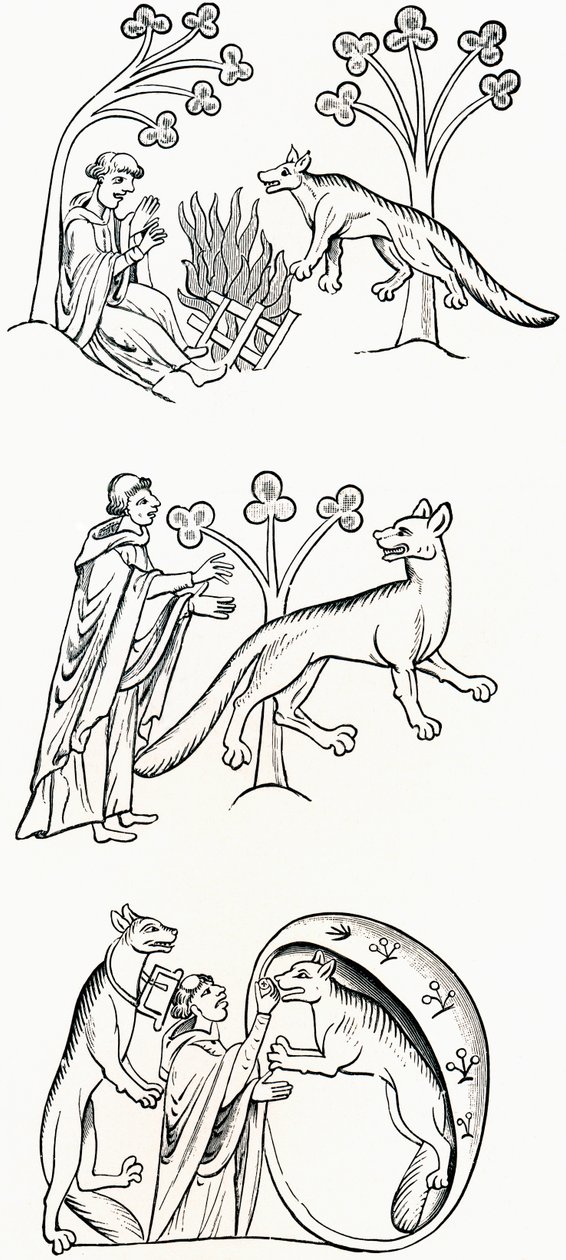 Légende du prêtre et des gens transformés en loups-garous, de 
