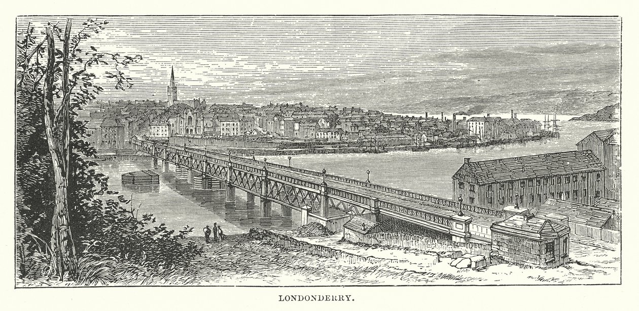 Londonderry (gravure) - English School