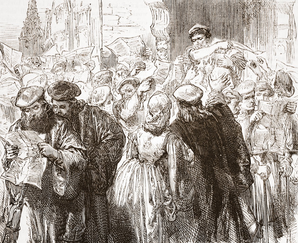 Le pamphlet de Luther : scène à l