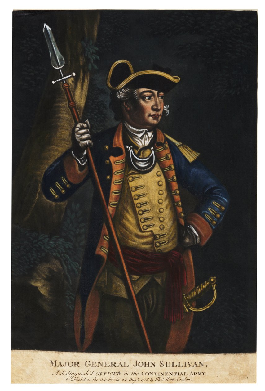 Major général John Sullivan, 1776 - English School