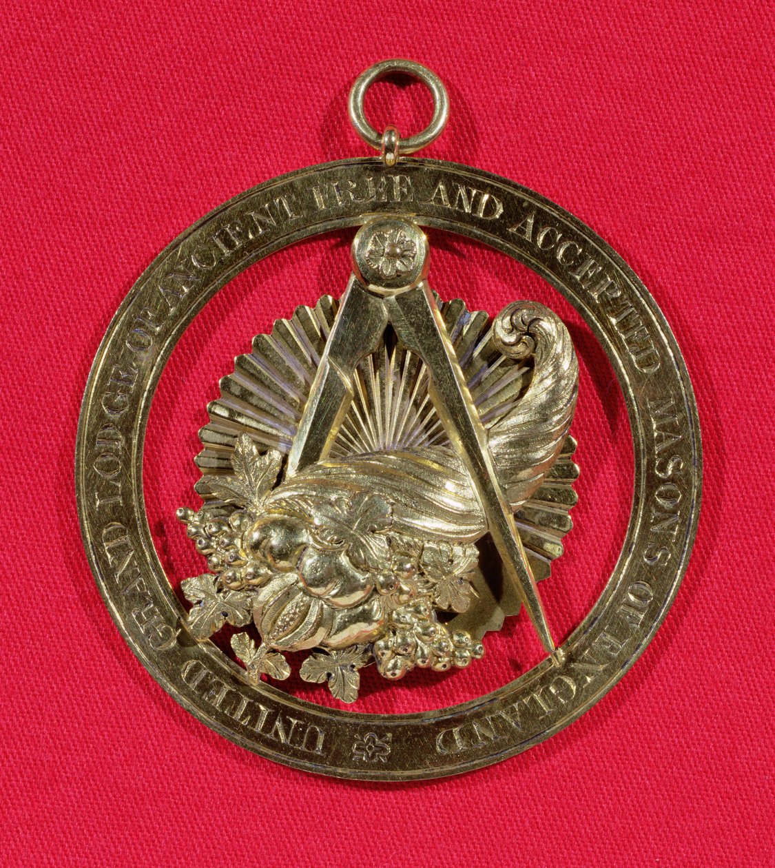 Insigne maçonnique porté par les membres de la Grand Stewards Lodge après 1841, milieu du XIXe siècle - English School