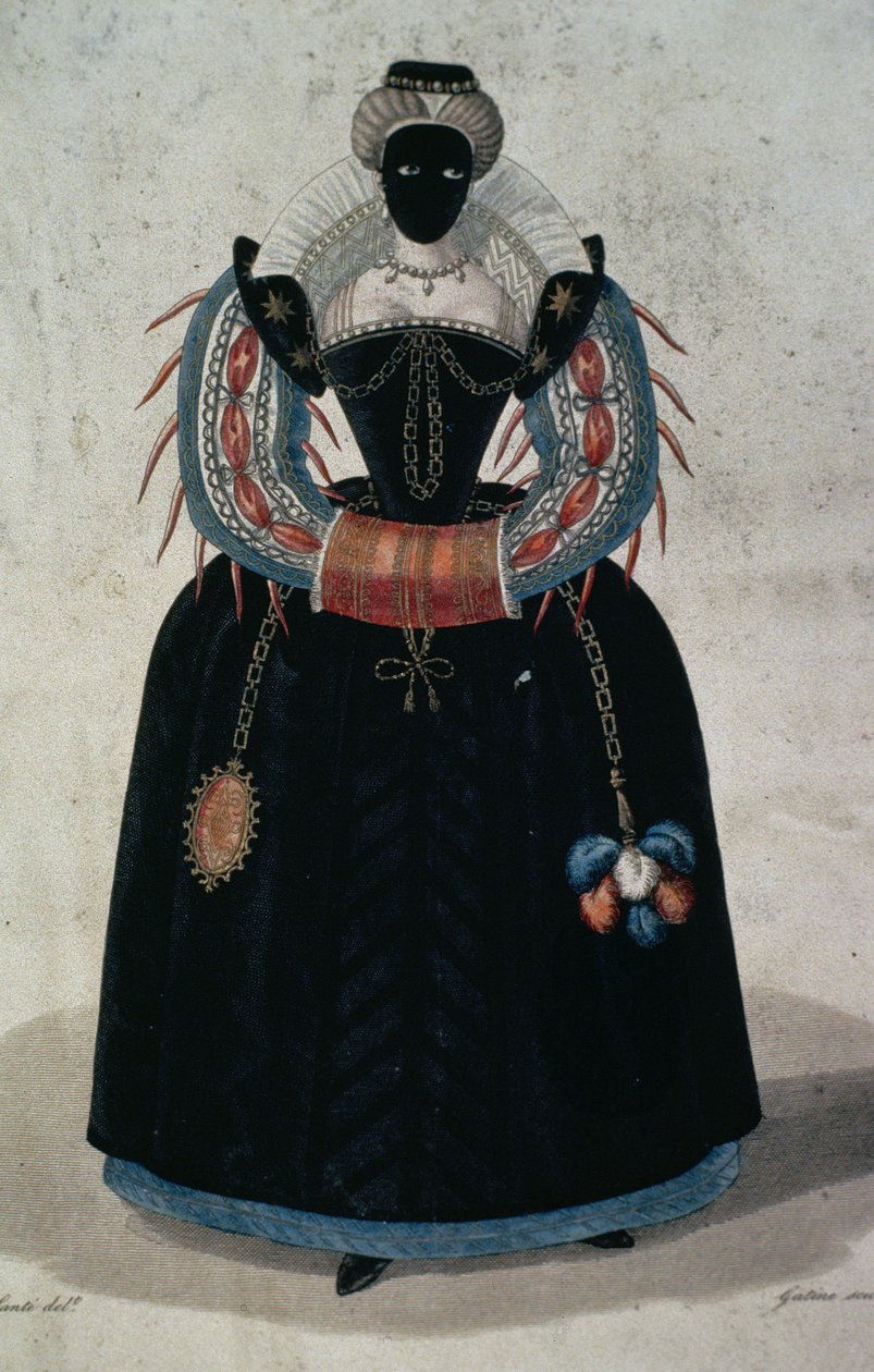 Costume de mascarade dans le style de Henri III - English School