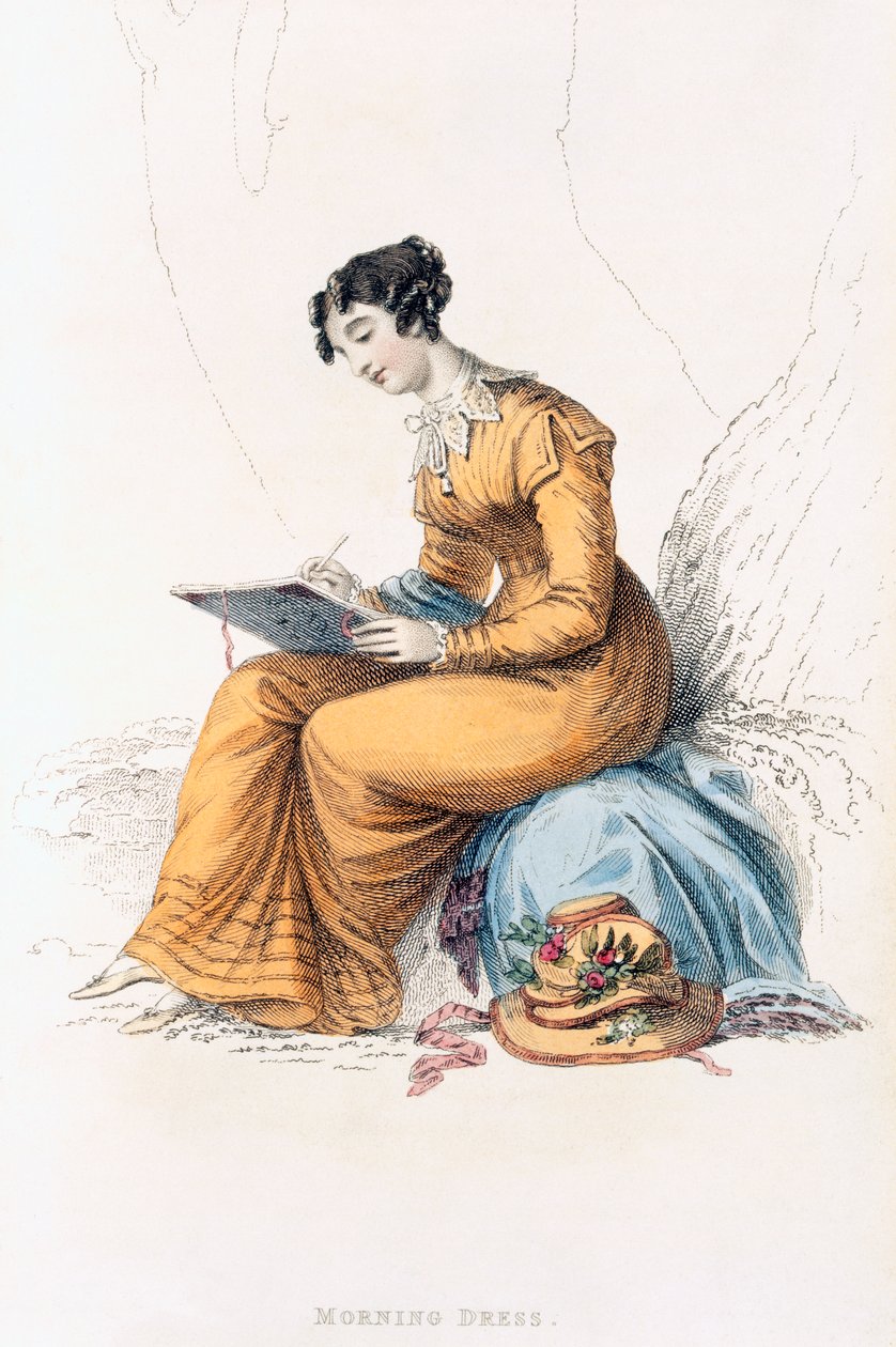 Robe du matin, planche de mode de Ackermann