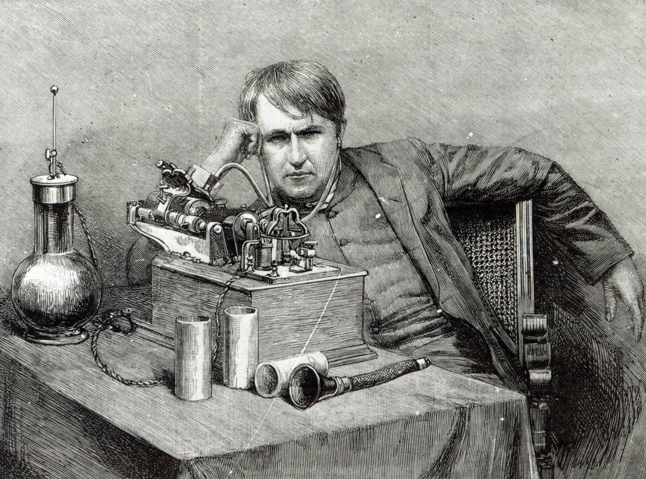 Le nouveau phonographe de M. Edison - English School