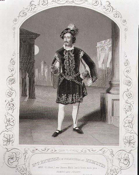 M. P. Ritchings (de Philadelphie) en Mercutio, Acte I Scène 4 de 