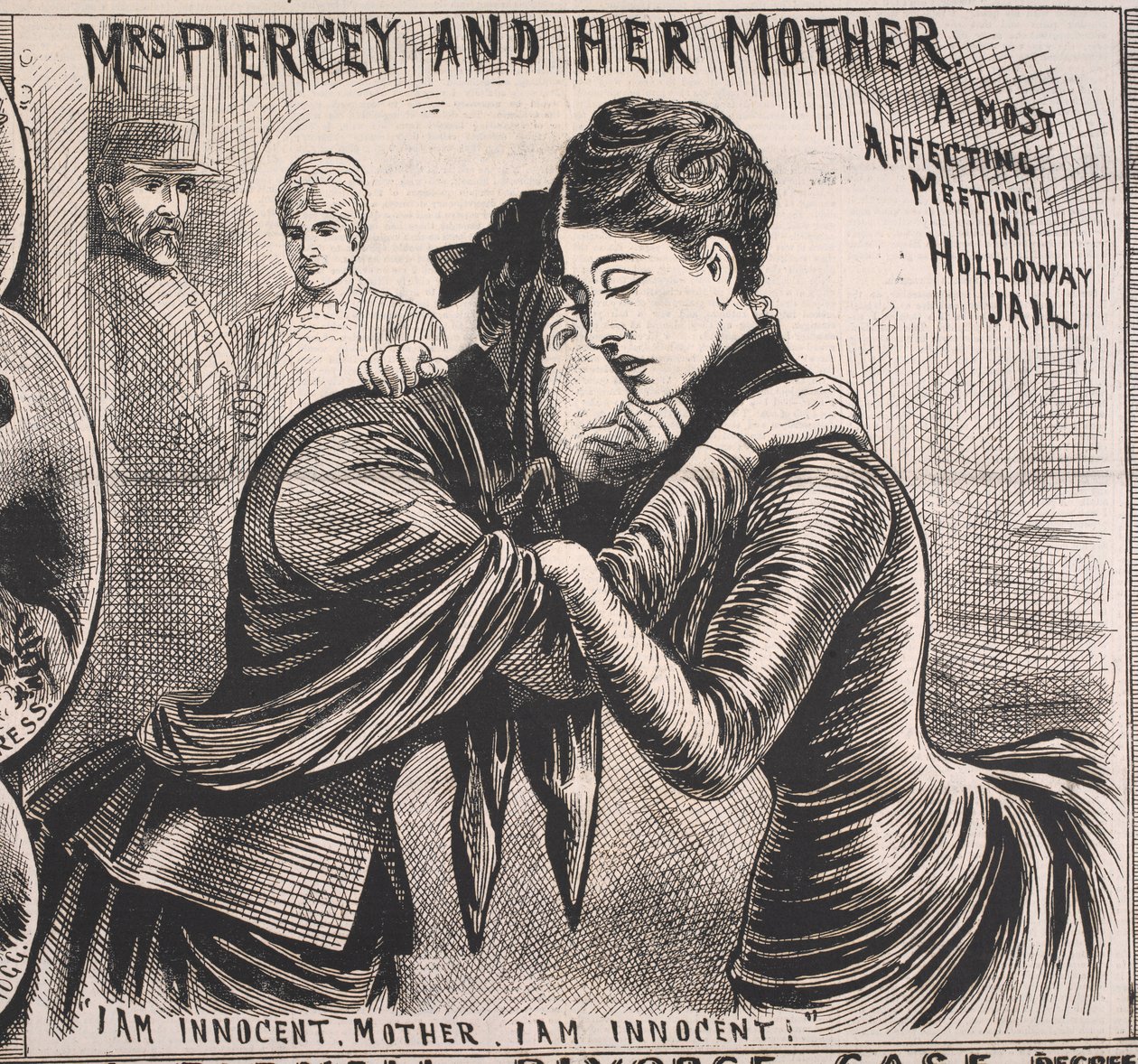 Mrs Piercey and her Mother, Illustrated Police News, 22 novembre 1890 (impression) - English School
