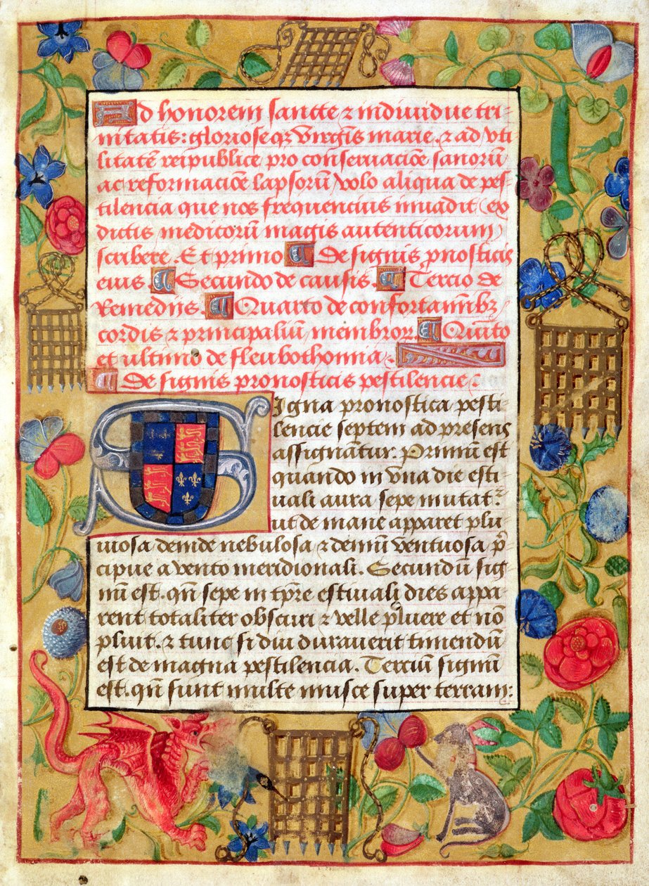 Ms 261 fol.1r Page d