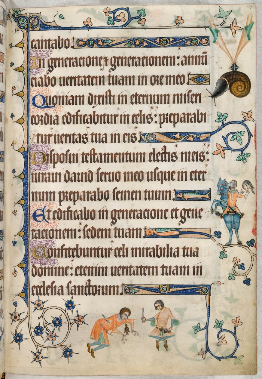Un homme chassant au faucon, du 