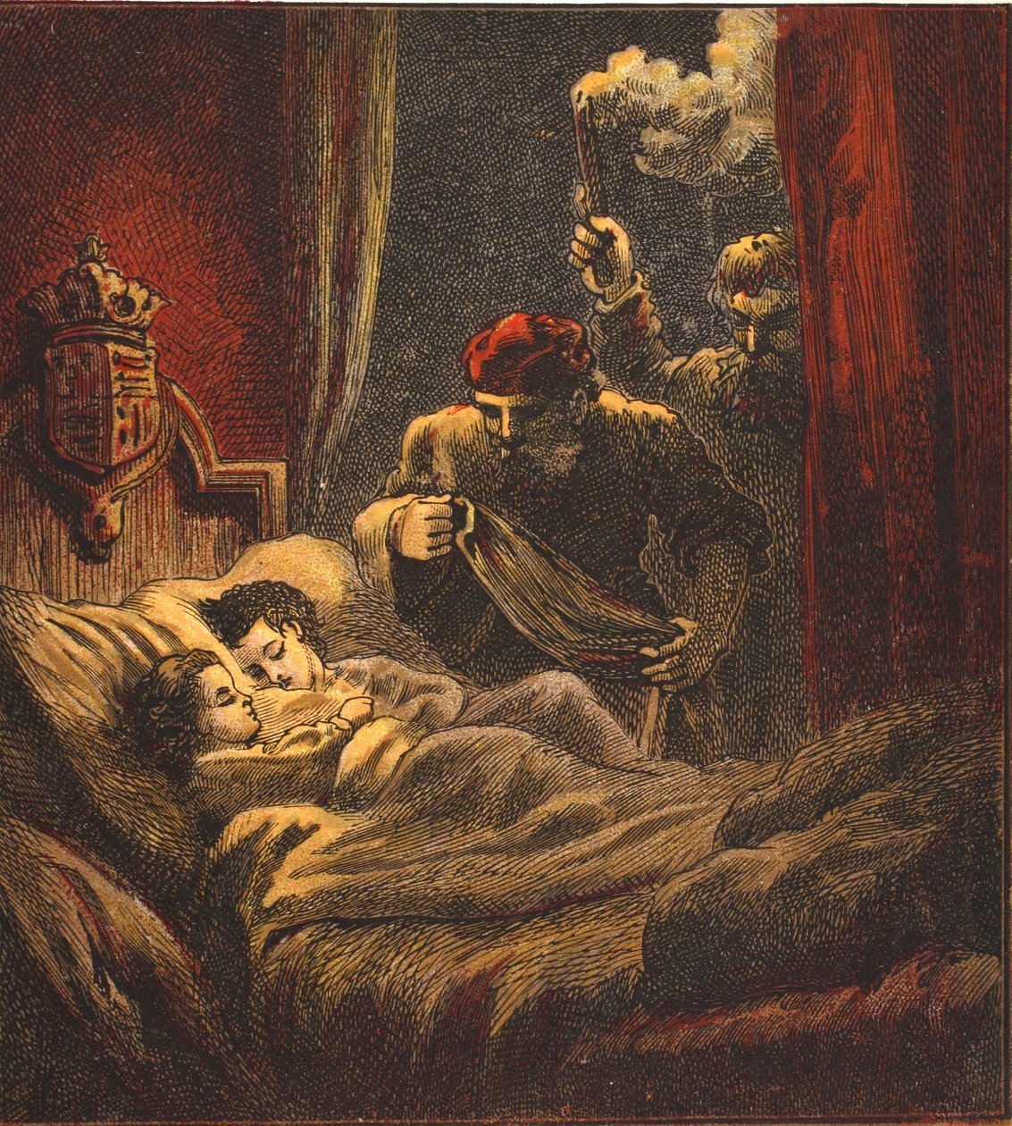 Meurtre des petits princes (pub. 1890) - English School