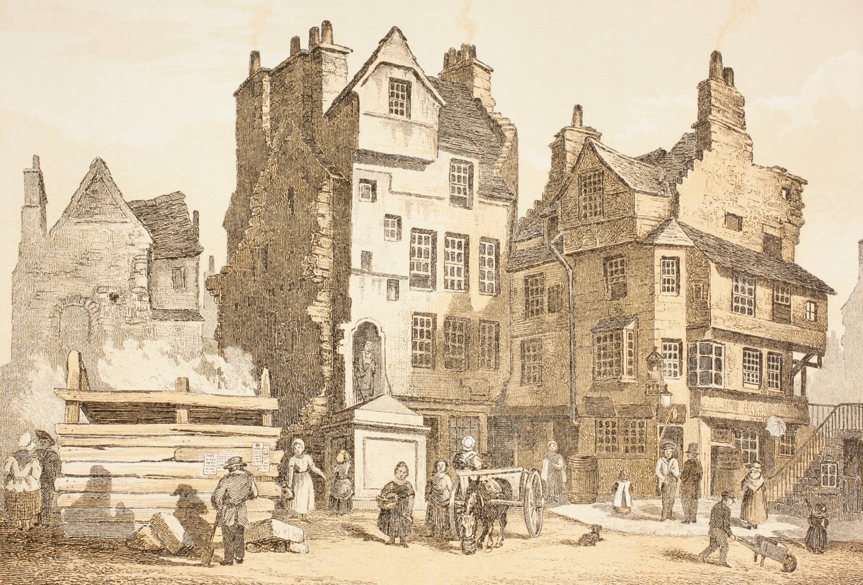 Maison Netherbow, Édimbourg telle qu