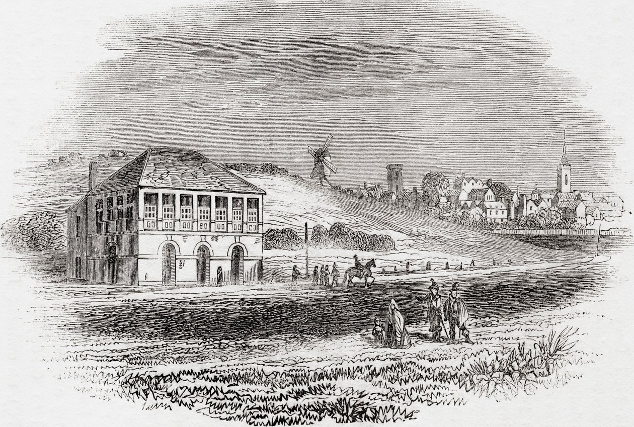 Hippodrome de Newmarket, Newmarket, Angleterre à l