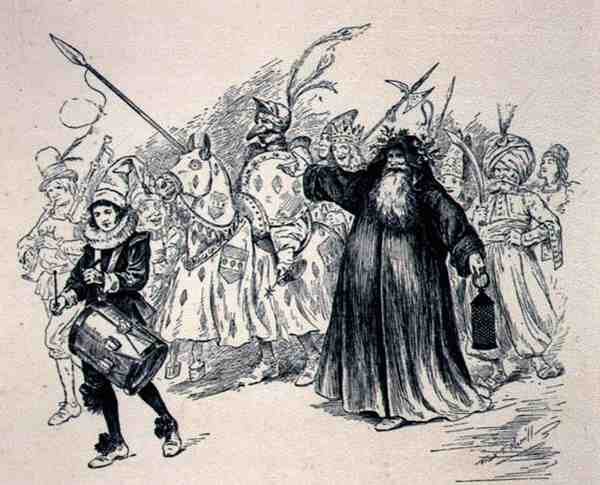 Procession de Noël ancienne - English School