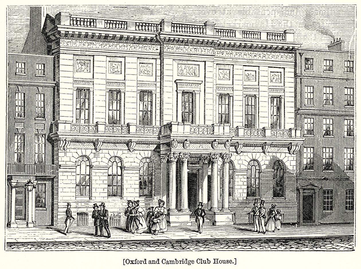 Oxford and Cambridge Club House (gravure) - English School