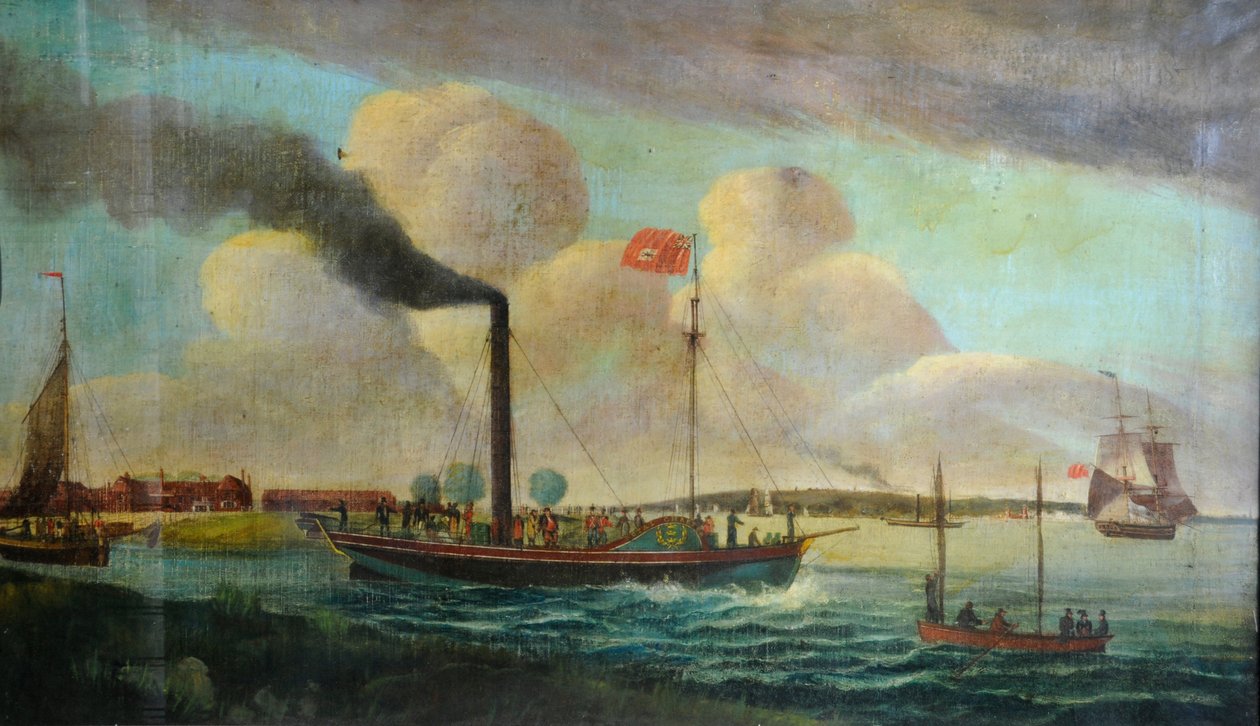 P.S. Royal Charter à Barton waterside, vers 1850 - English School