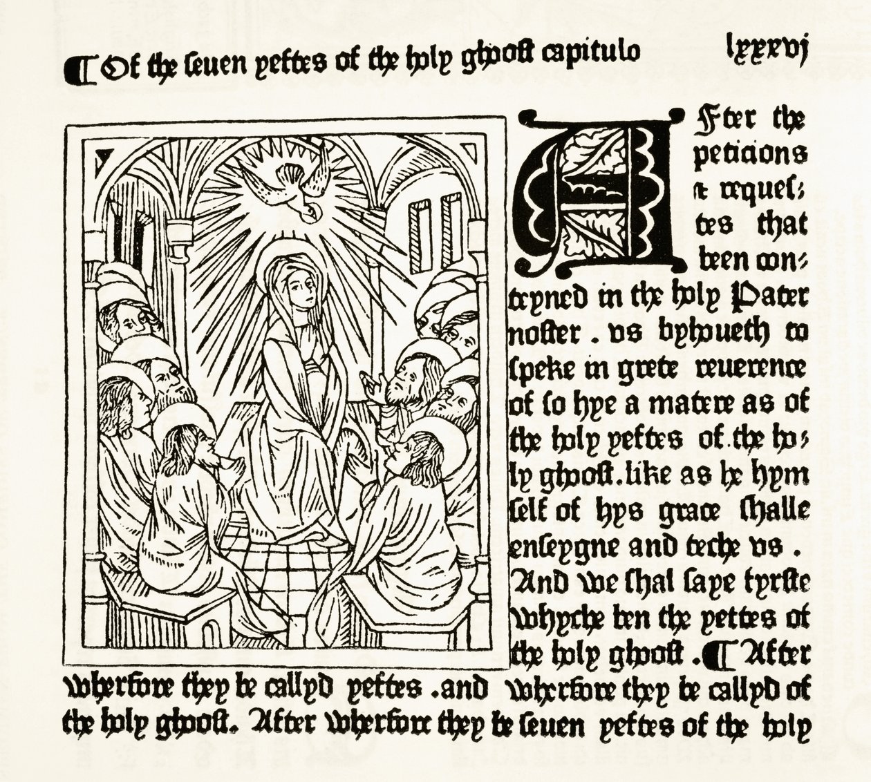 Page du Royal Book imprimé par William Caxton en 1484, tirée de The National and Domestic History of England par William Hickman Smith Aubrey, publié à Londres vers 1890 - English School