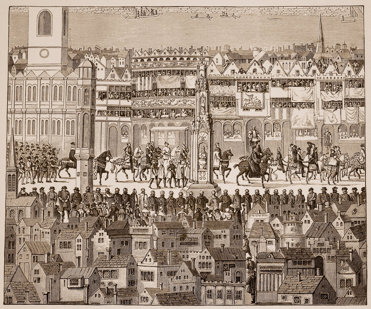 Partie de la procession de couronnement d