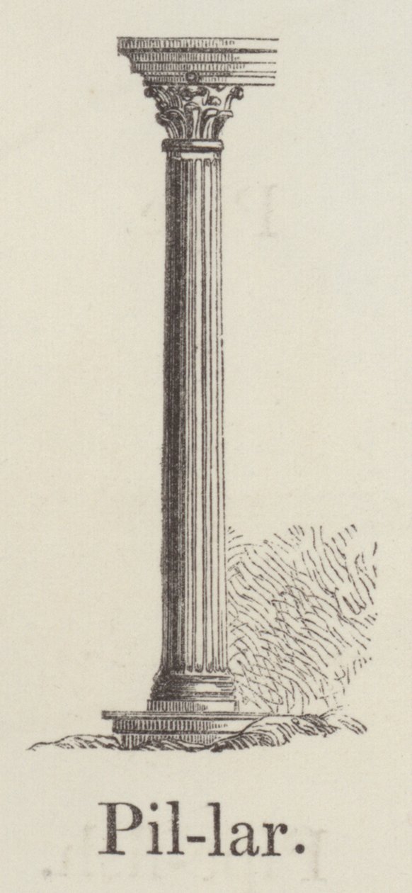 Pilier (gravure) - English School