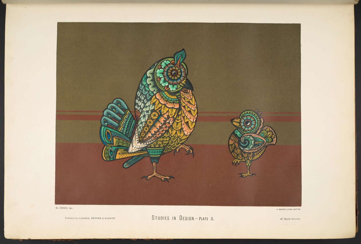 Planche ii, de Études de design. [60 planches en couleur] - English School