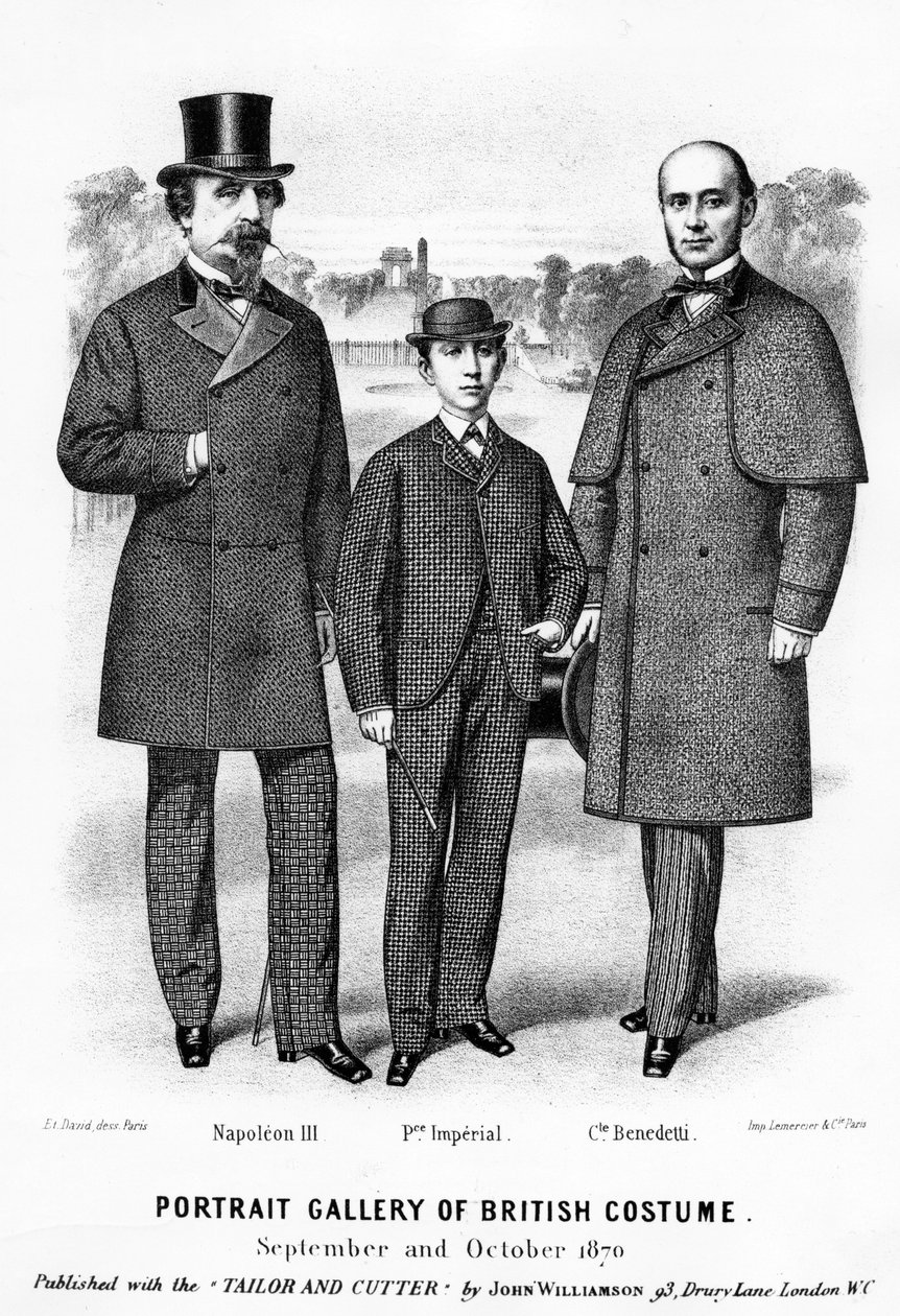 Portrait Gallery of British Costume, publié avec le Tailor and Cutter par John Williamson, 1870 - English School