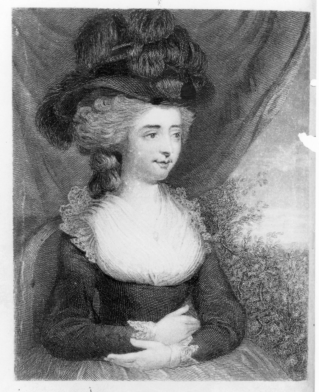 Portrait de Fanny Burney (Madame d