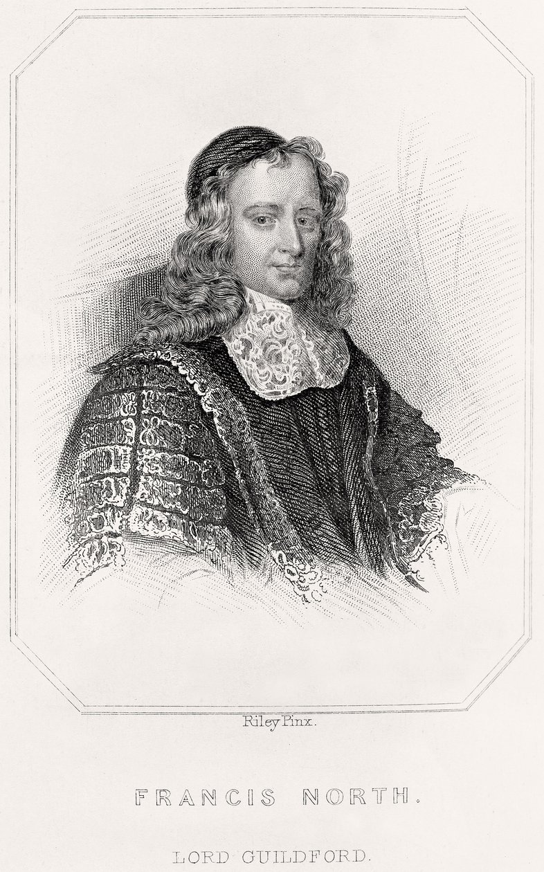 Portrait de Francis North, Lord Guildford - English School