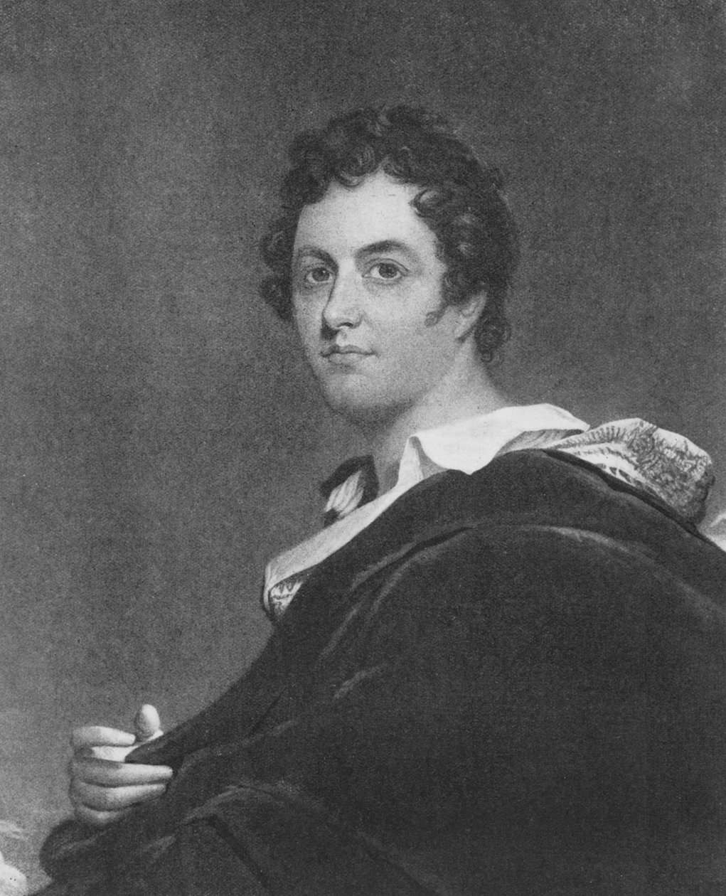 Portrait de George Gordon, 6e Lord Byron de Rochdale (1788-1824) - English School