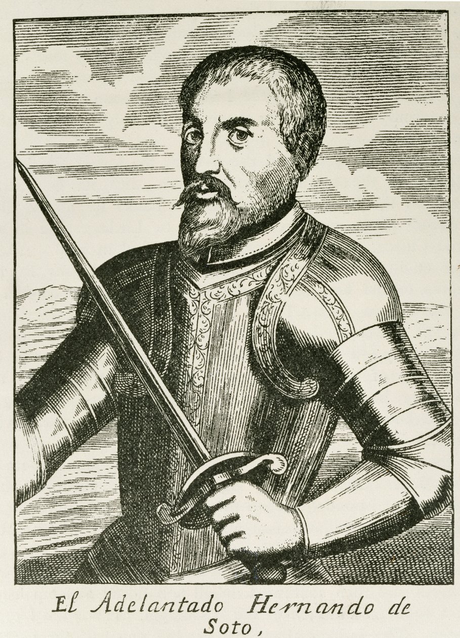 Portrait de Hernando de Soto (c.1496-1542) de 