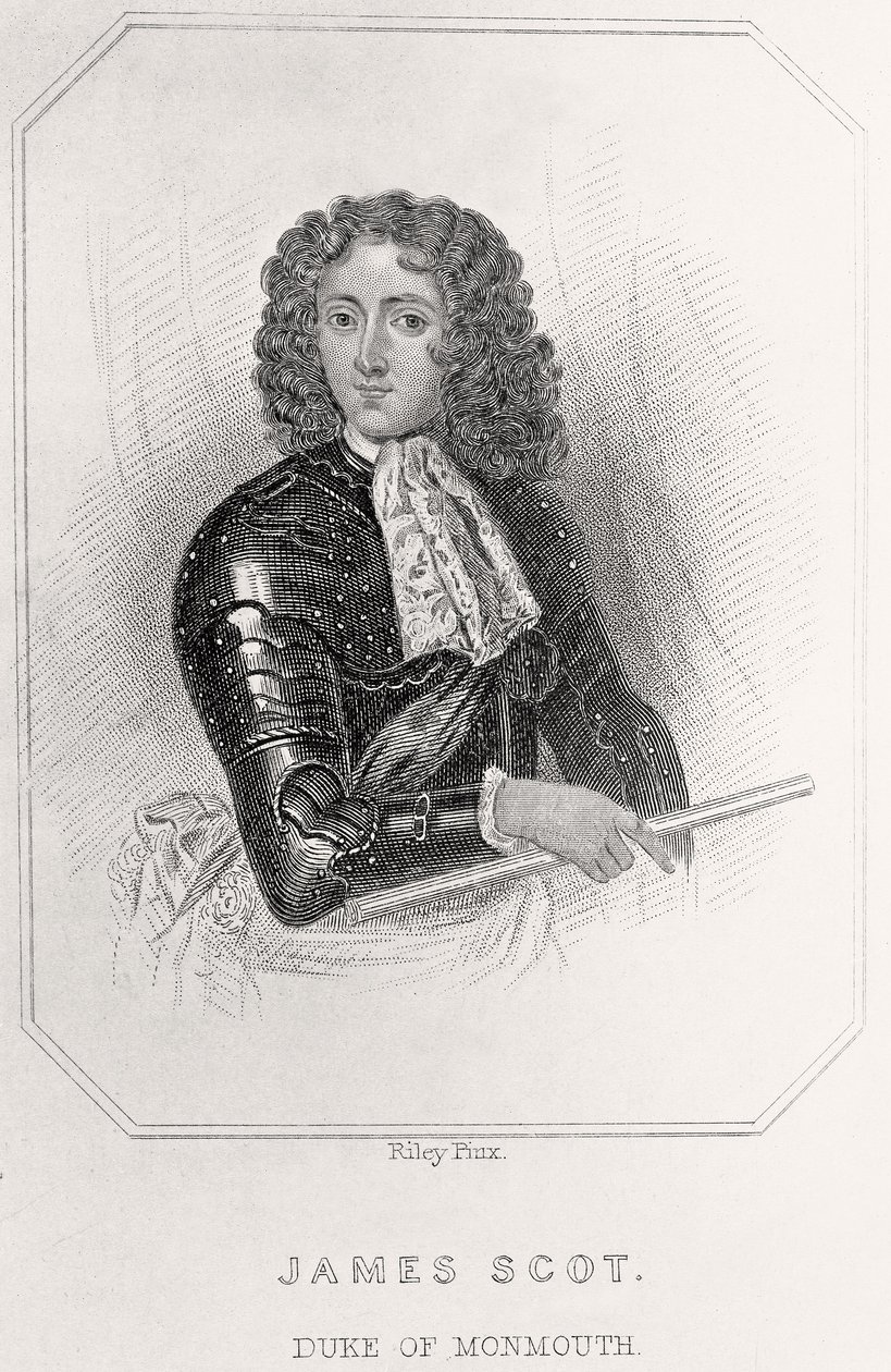 Portrait de James Scot, duc de Monmouth - English School