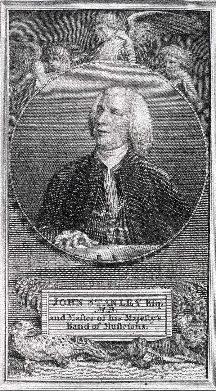 Portrait de John Stanley (1712-86) - English School