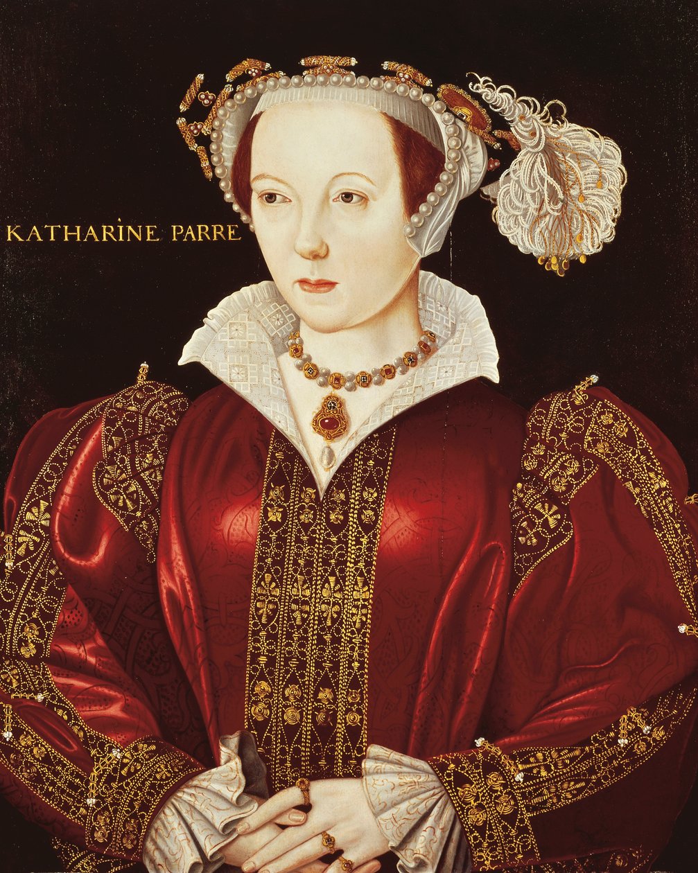 Portrait de Katherine Parr, vers 1545 - English School