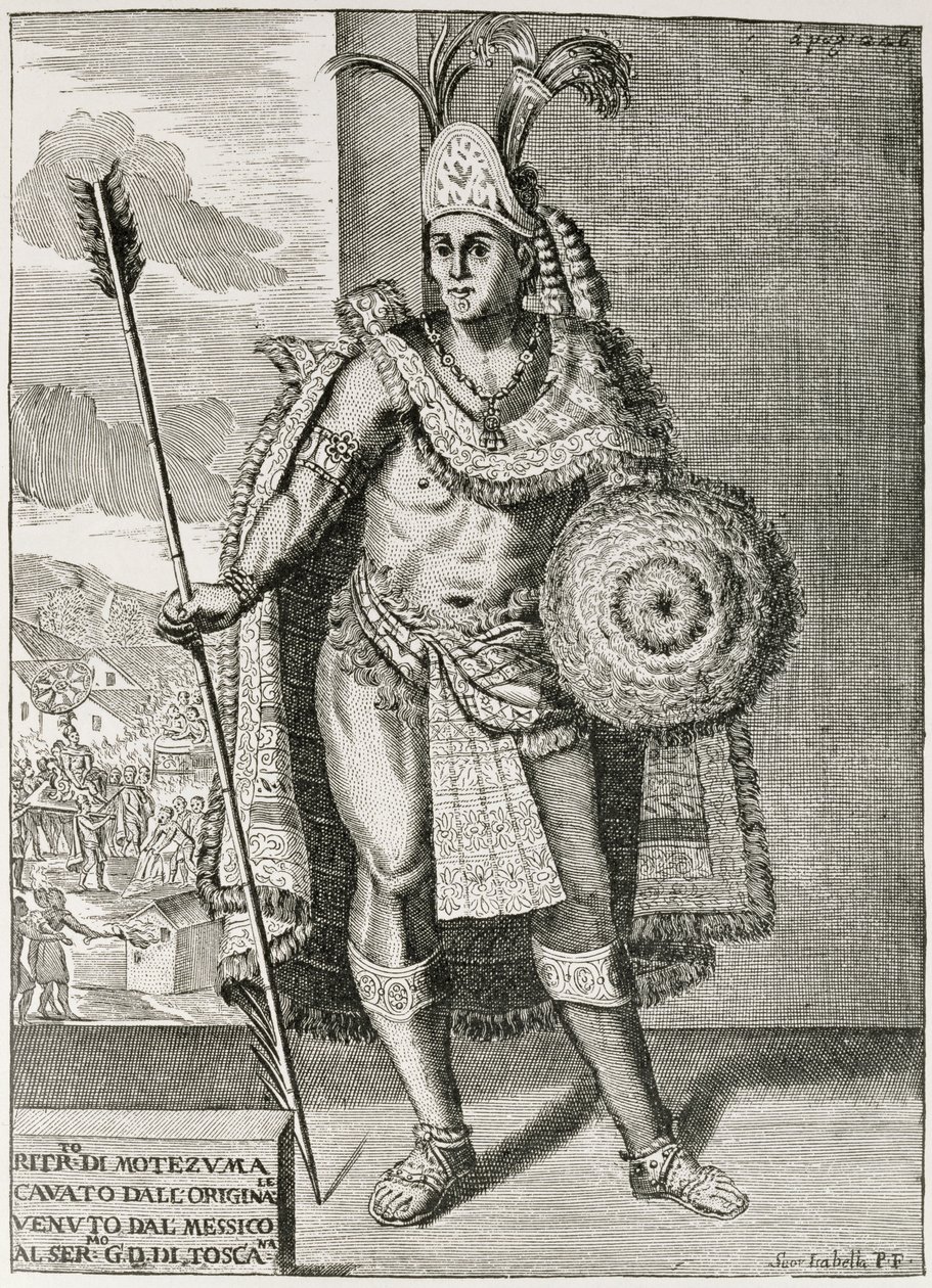 Portrait de Montezuma II (1466-1520) de 