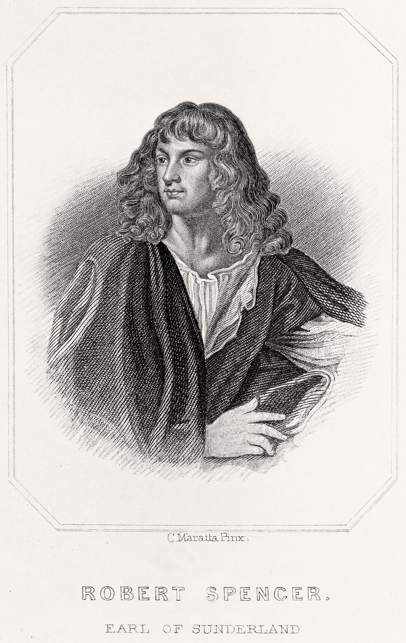 Portrait de Robert Spencer, comte de Sunderland - English School
